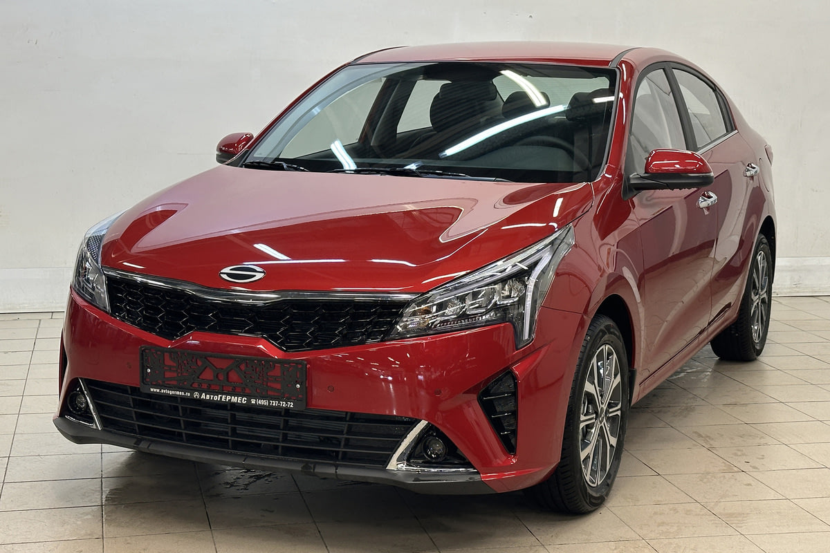 Фото Kia Rio (Solaris KRS) I Премиум (Premium) Красный металлик I 2025, №1