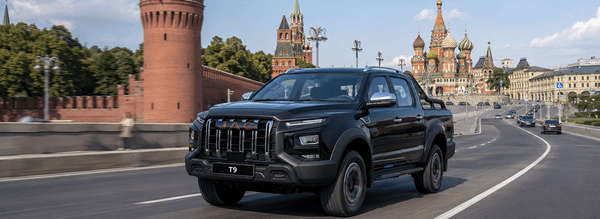 JAC T9 в Москве: въезд, парковка и каркас
