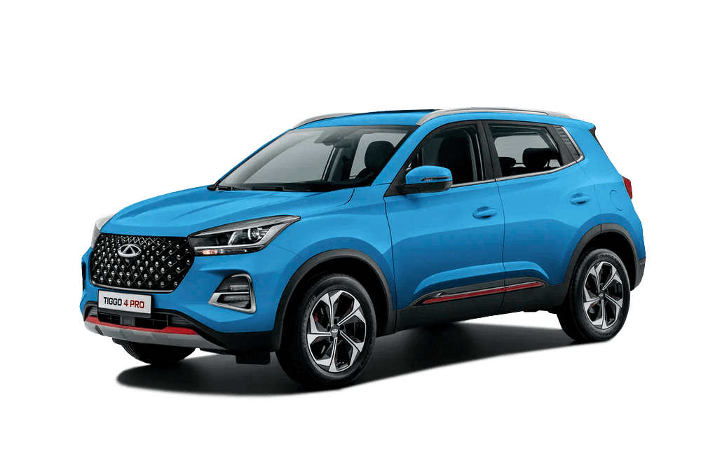 Фото Небесно-голубой CHERY Tiggo 4 Pro