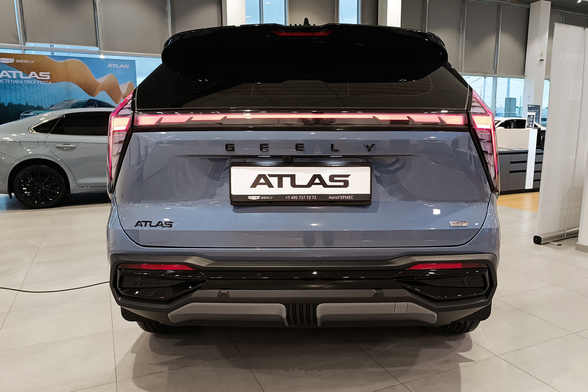 Фото GEELY Atlas II Flagship Sport Серо-голубой металлик II 2024, №3