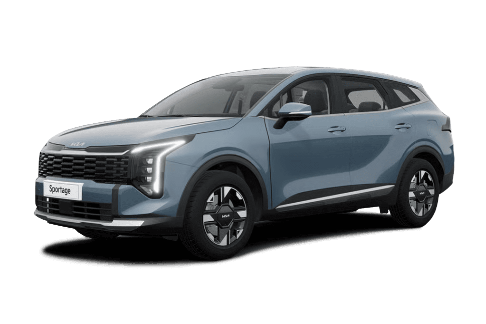 Фото Голубой Kia Sportage Новый
