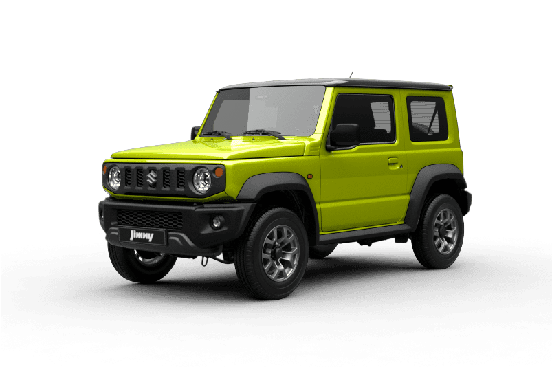 Фото Kinetic Yellow (черная крыша) SUZUKI Jimny