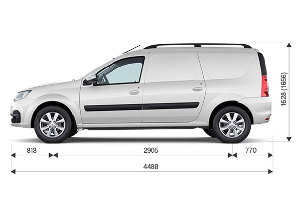 Габариты LADA Новые авто в наличии | Вид сбоку