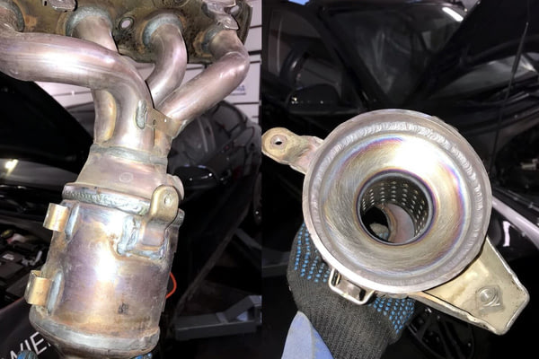 Замена катализатора MITSUBISHI Pajero, №1