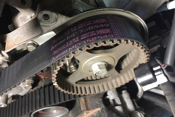 Замена ремня ГРМ MITSUBISHI Montero, №1