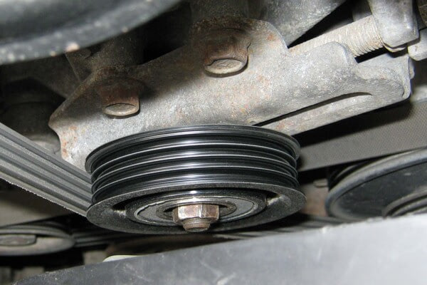 Замена ремня ГУР MITSUBISHI Outlander, №1