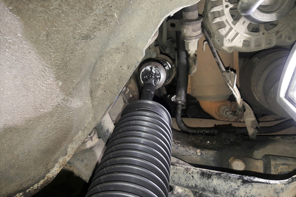 Замена рулевой тяги MITSUBISHI Pajero, №1