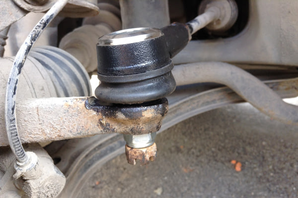 Замена рулевых наконечников MITSUBISHI Pajero, №2