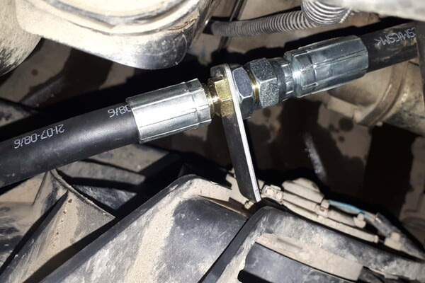 Замена шланга ГУР MITSUBISHI Pajero, №2