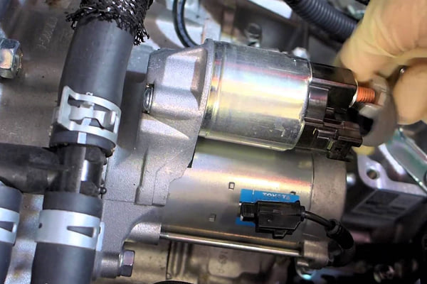 Замена стартера MITSUBISHI Pajero, №2