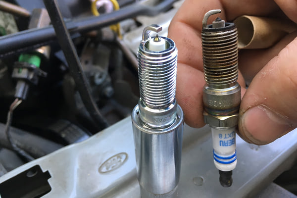 Замена свечей MITSUBISHI Pajero, №1